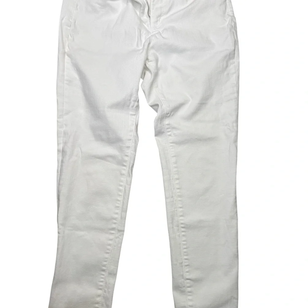 Vince Camuto White Skinny Jeans Stretchy Ankle-Length